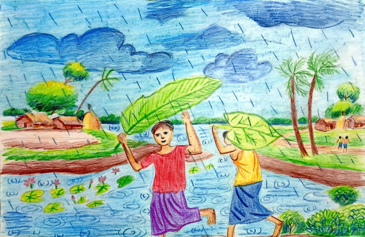 বৃষ্টিভেজা শৈশব