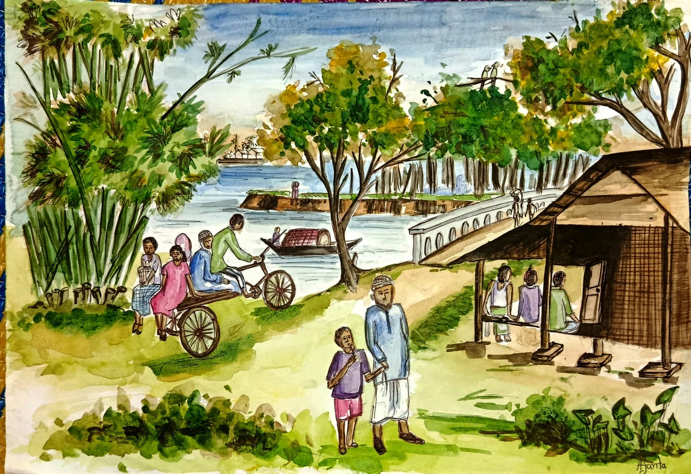 চিরচেনা বাংলার পথে