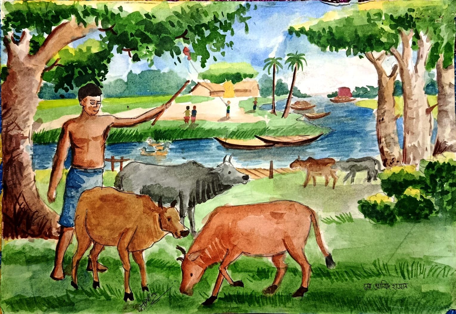 সবুজের পথে গ্রামবাংলা