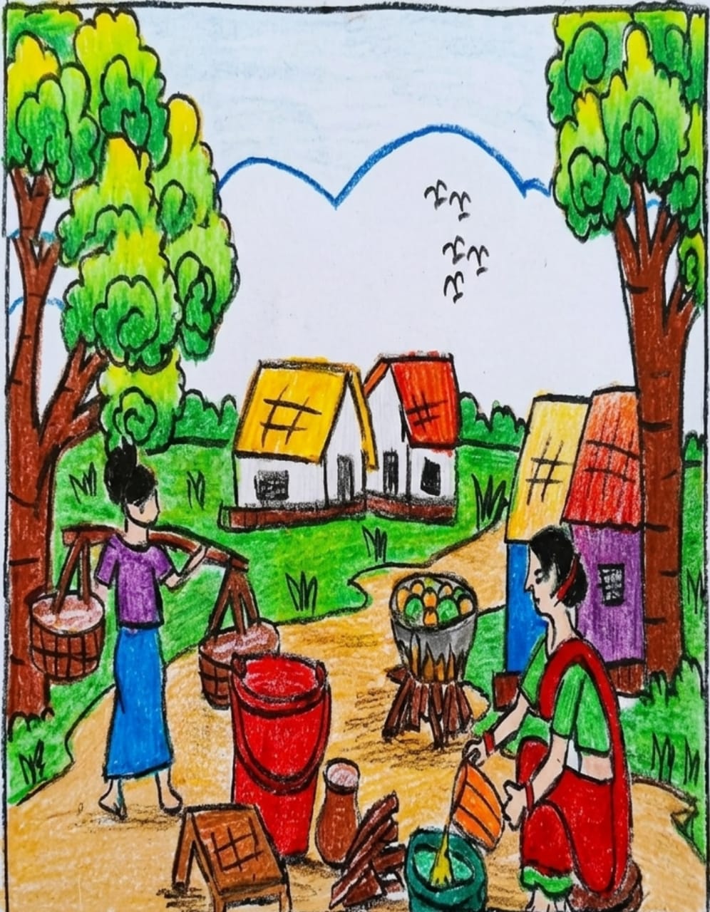 “পল্লির প্রভাত”